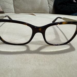 Michael Kors Dark Tortoise and Gold Glasses